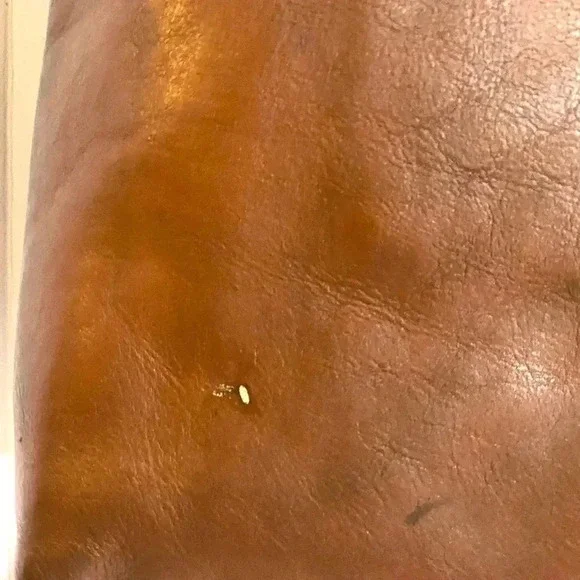 Madewell vintage brown distressed tote bag